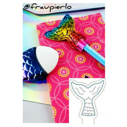 Stickdatei - ITH StifteaufsatzMeerjungfrau Flosse